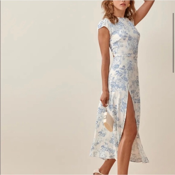 Reformation Gavin dress. Teacup size 2. Only worn once. - Picture 3 of 4